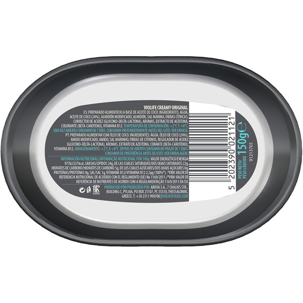 Cremoso crema vegana sabor original sin gluten y sin lactosa envase 150 g