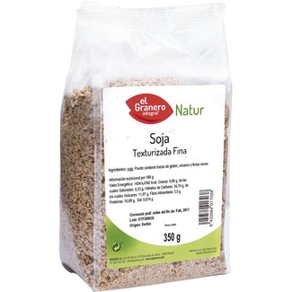 Natur soja texturizada fina envase 350 g - El Granero Integral