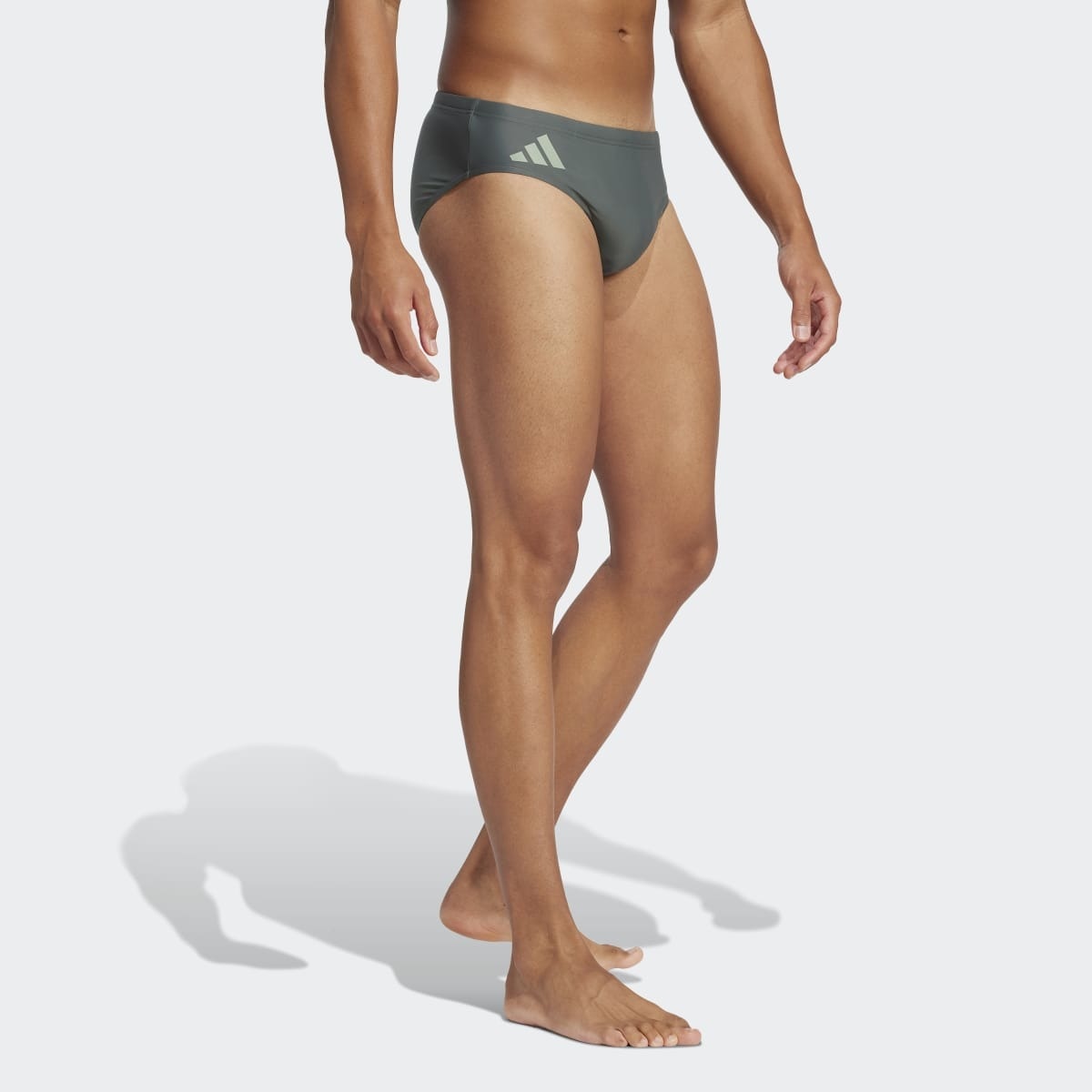 Slip de Banho Solid Cinzento-3