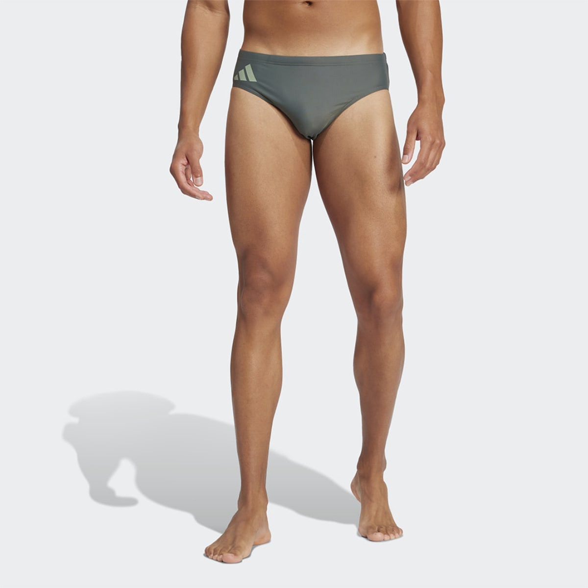 Slip de Banho Solid Cinzento-1