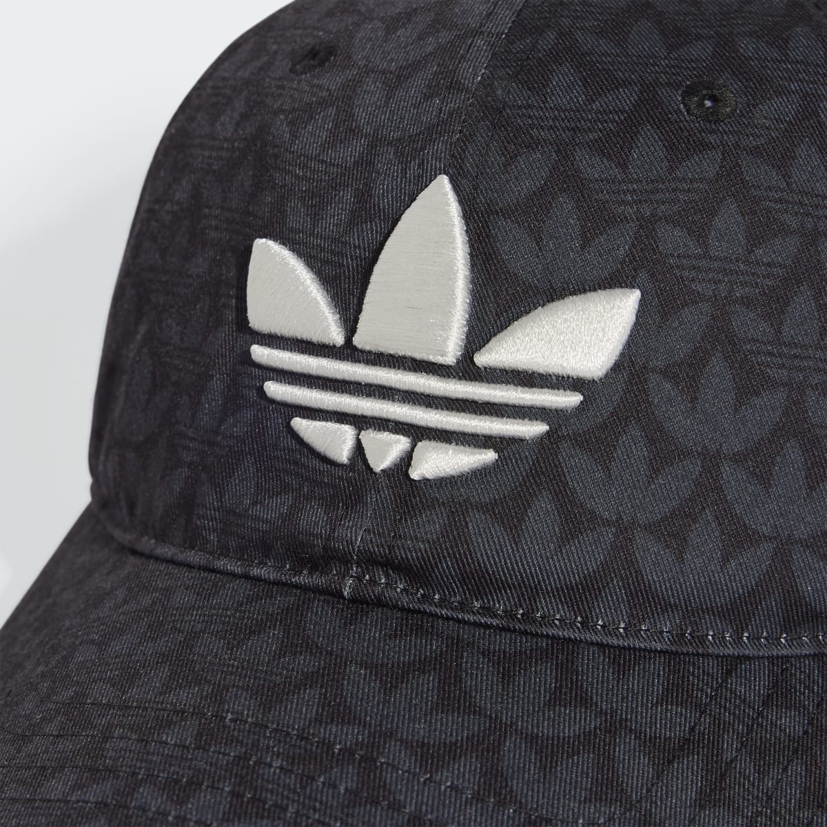 Boné Trefoil Monogram Preto-4