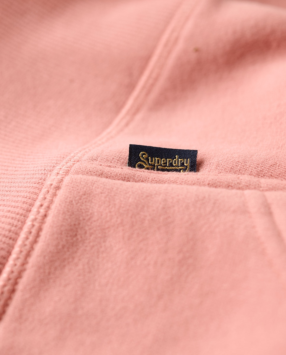 Sweatshirt com Capuz e Logótipo Essential Rosa-5