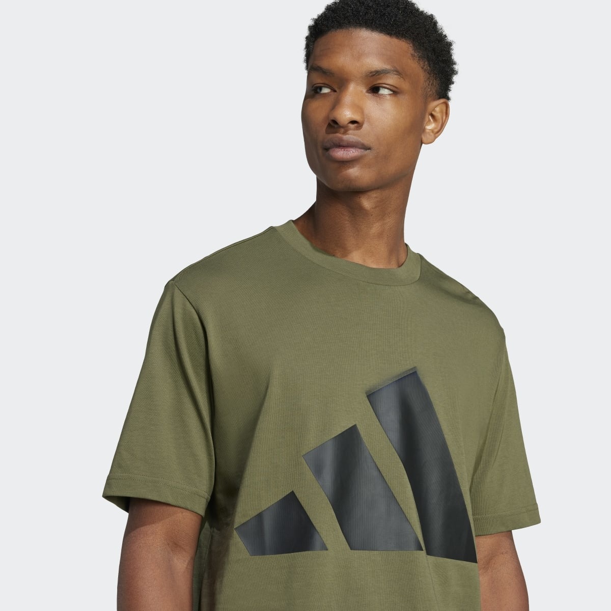 T-shirt de Homem Essentials Big Logo Verde-3