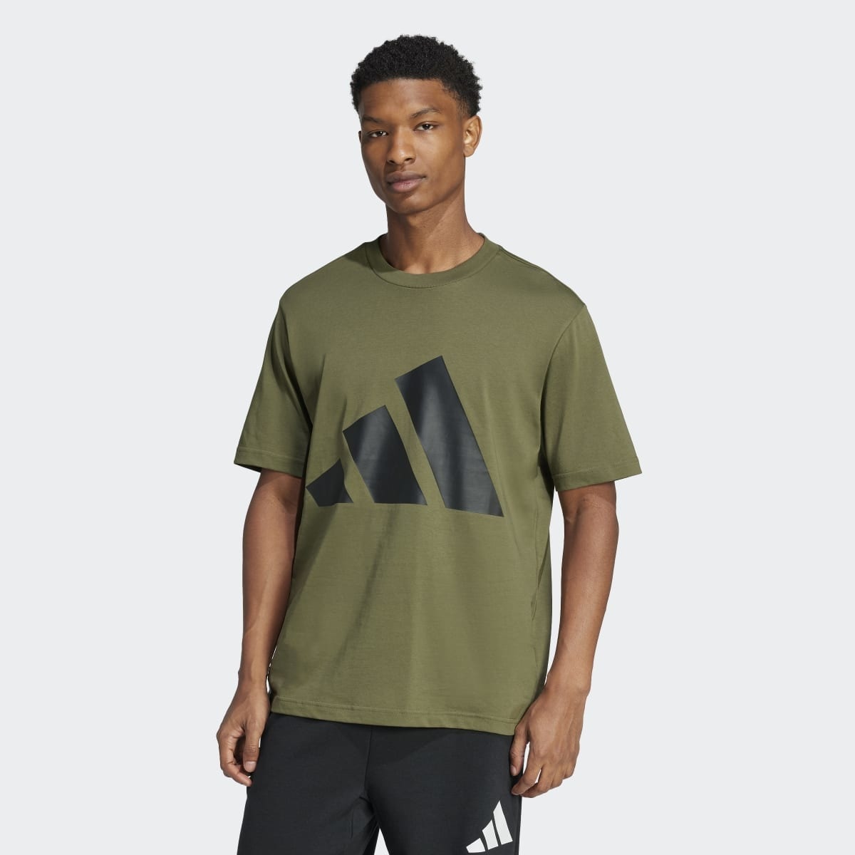 T-shirt de Homem Essentials Big Logo Verde-1