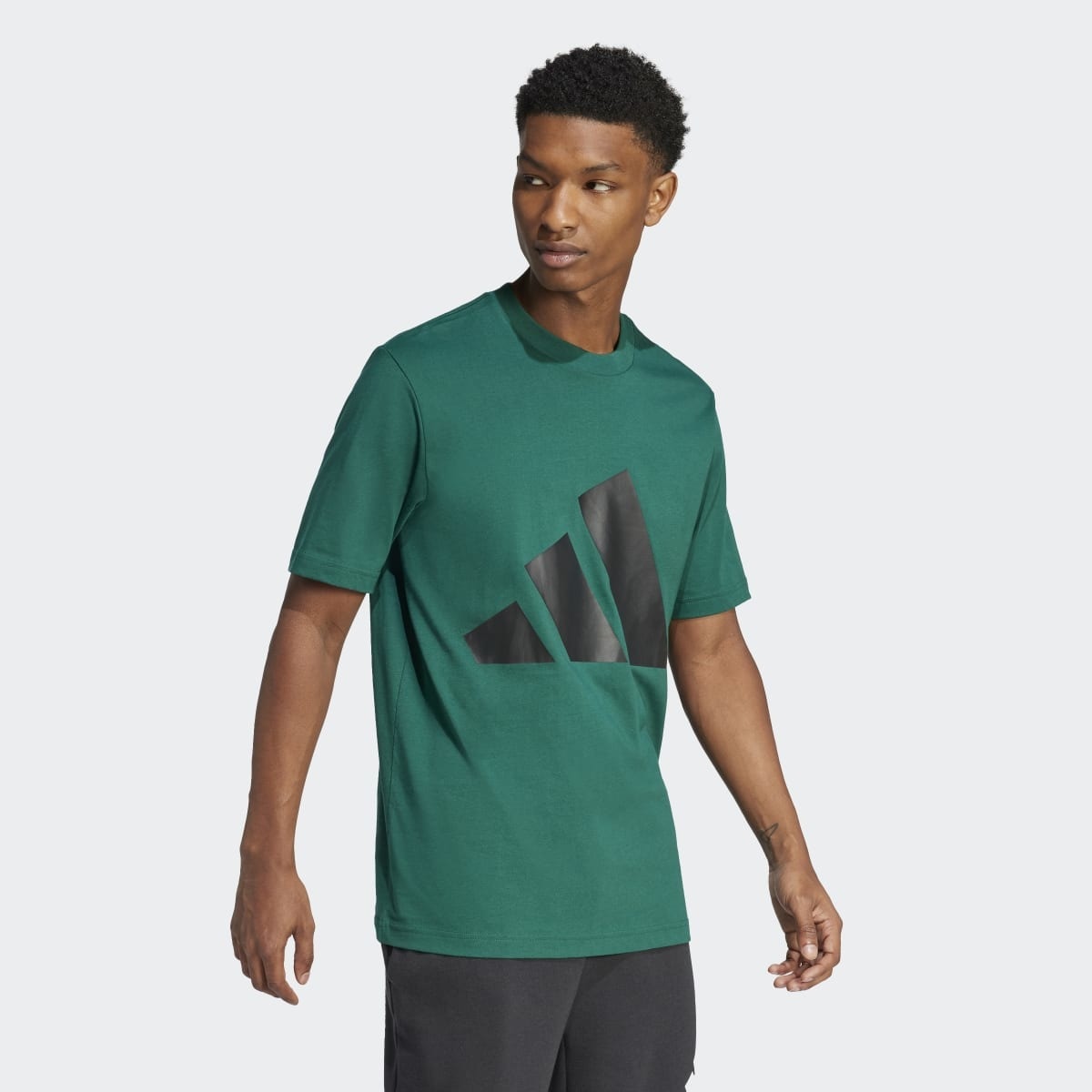 T-shirt de Homem Essentials Big Logo Verde-4