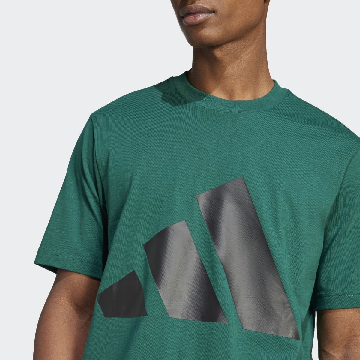 T-shirt de Homem Essentials Big Logo Verde-3