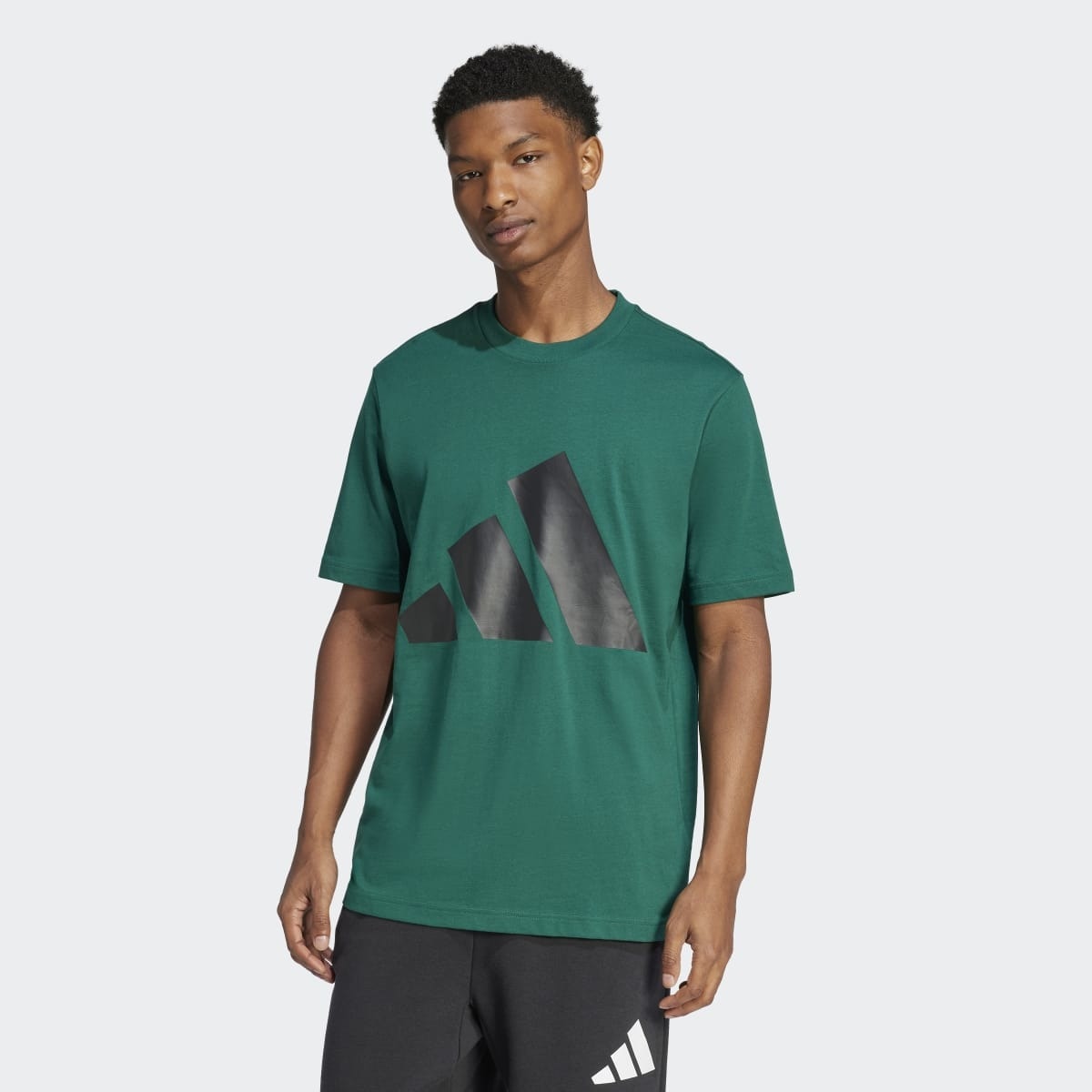 T-shirt de Homem Essentials Big Logo Verde-1