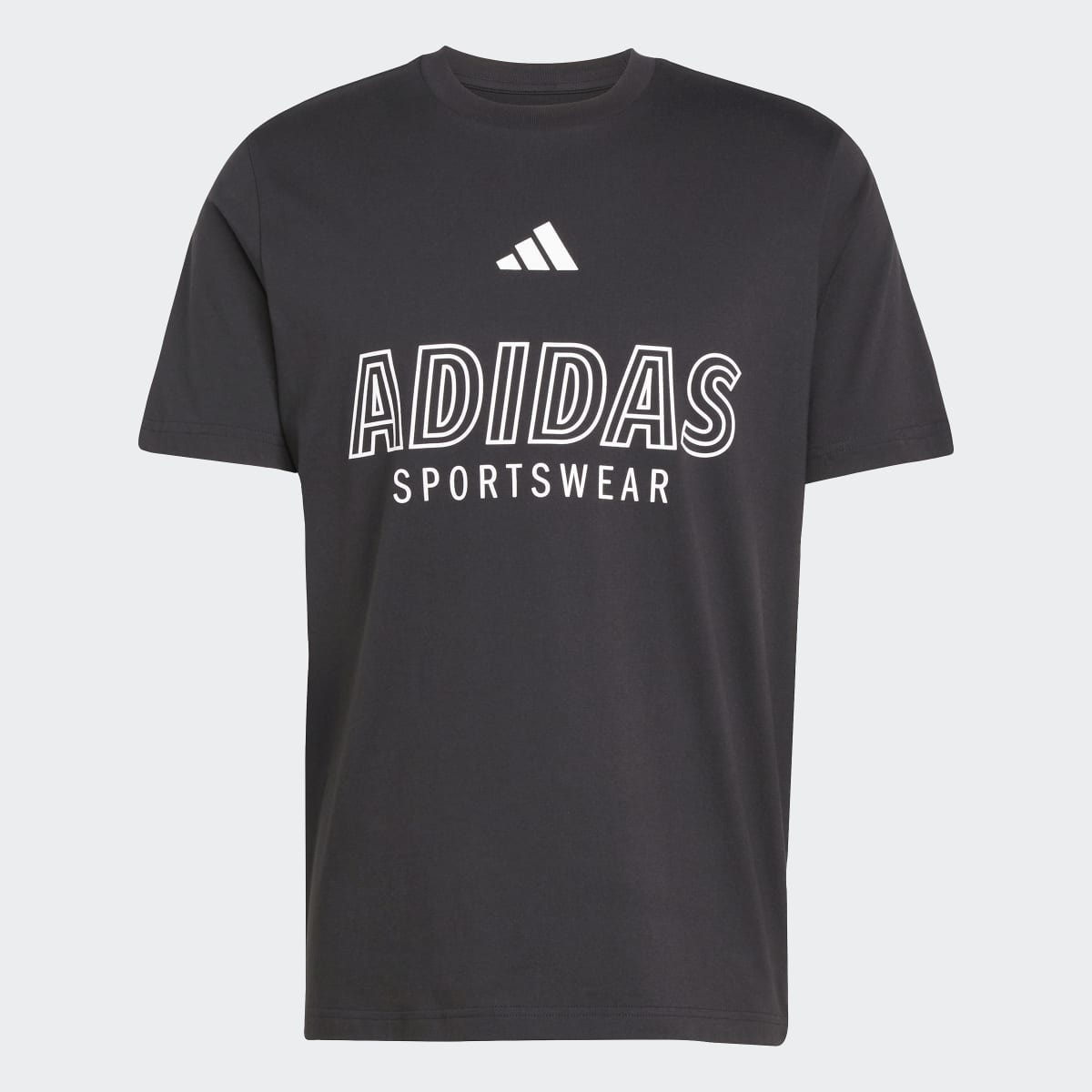 T-shirt de Homem House of Tiro Linear Graphic Preto-6