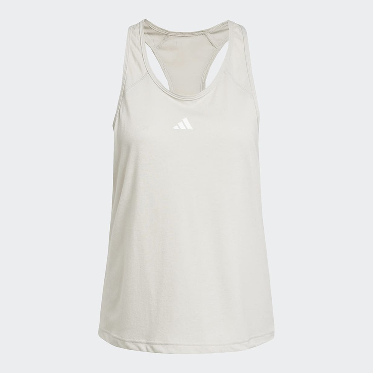 T-shirt de Alças de Mulher Train Essentials Minimal Branding Racerback Cinzento-1