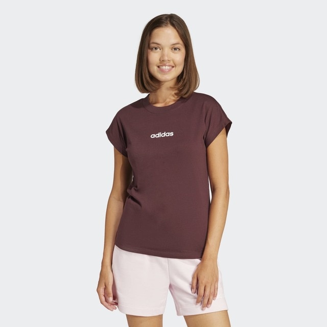 Imagen 0 de Camiseta de mujer Essentials Linear Cotton Adidas