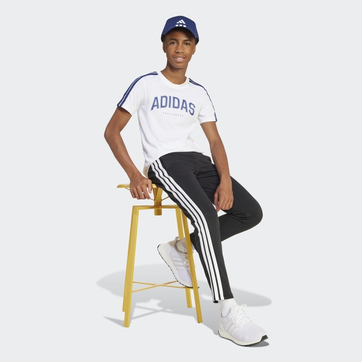 T-shirt de Criança Codes Collegiate Graphic Branco-4