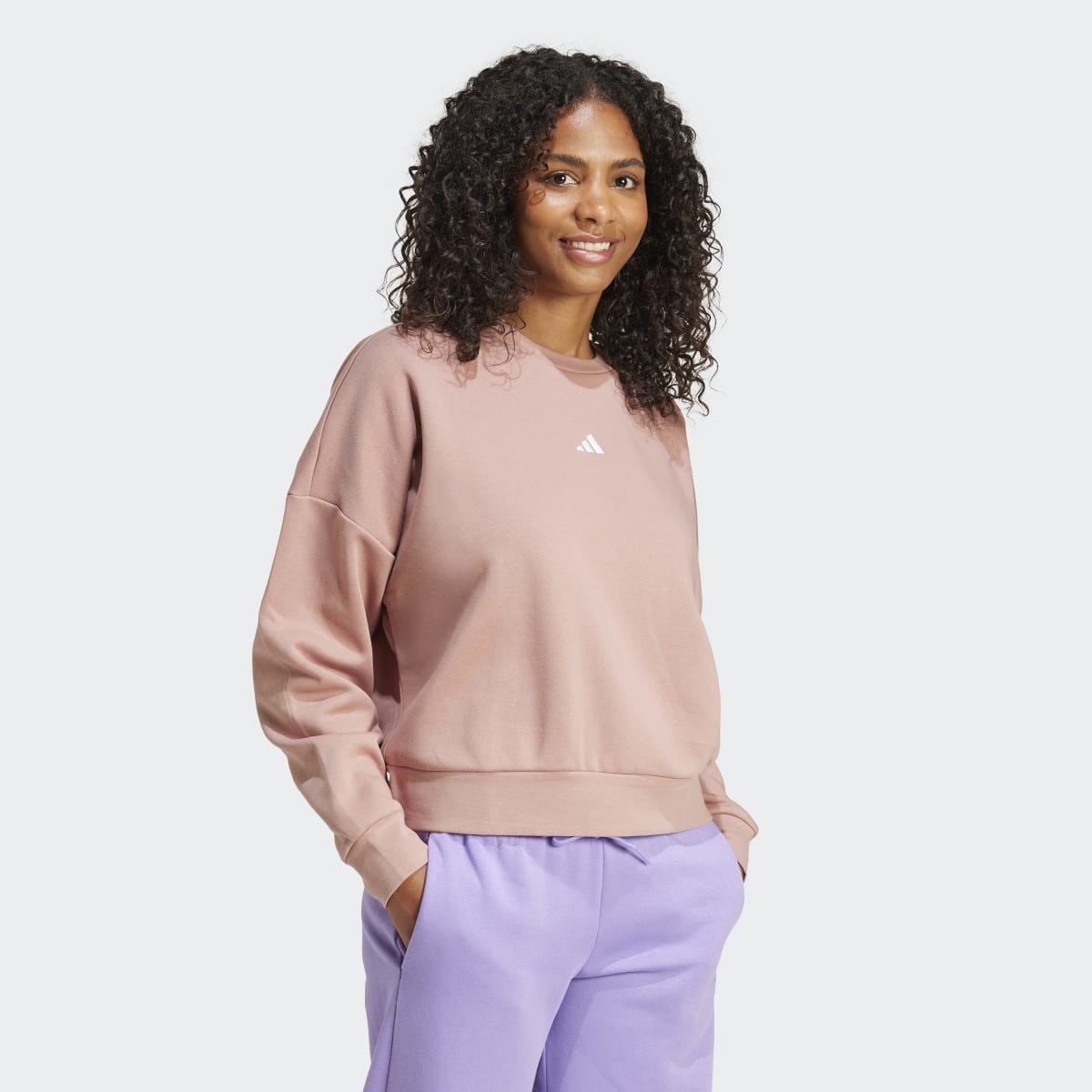 Sweatshirt de Mulher Essentials Small Logo Feelcozy Vermelho-4