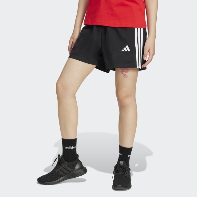 Imagen 0 de Pantalones cortos de mujer Essentials Cotton 3 bandas Adidas