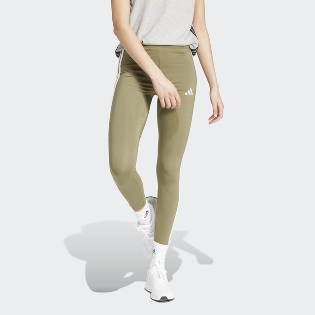 Imagen 0 de Mallas de mujer Essentials Cotton 3 bandas Adidas