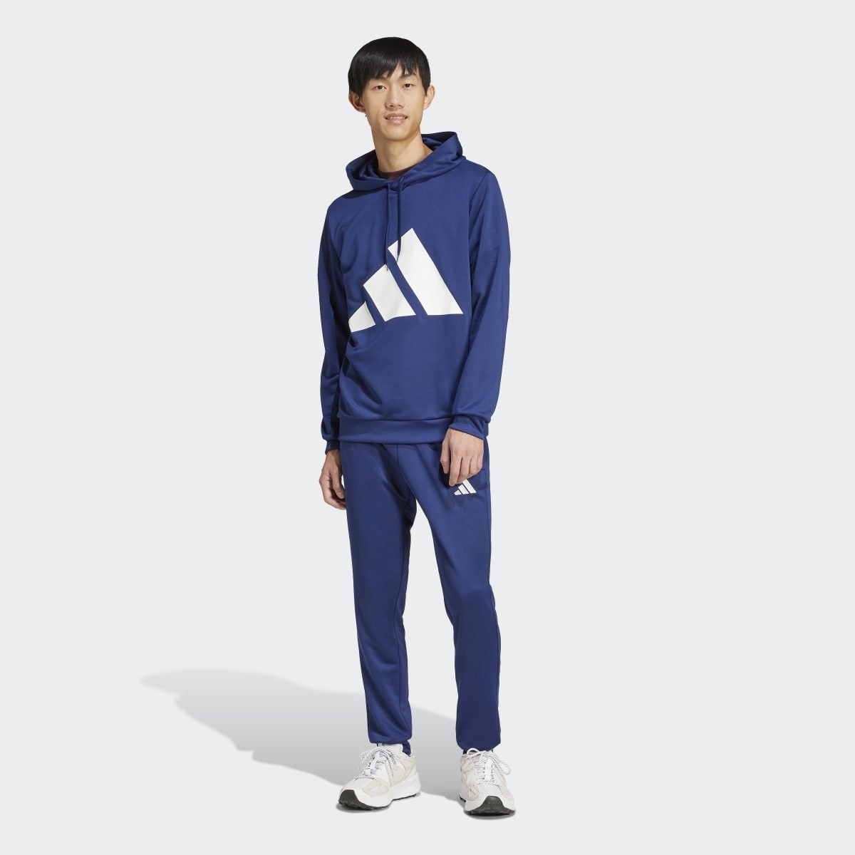Fato de Treino de Homem com Capuz Sportswear Big Logo French Terry Azul-1