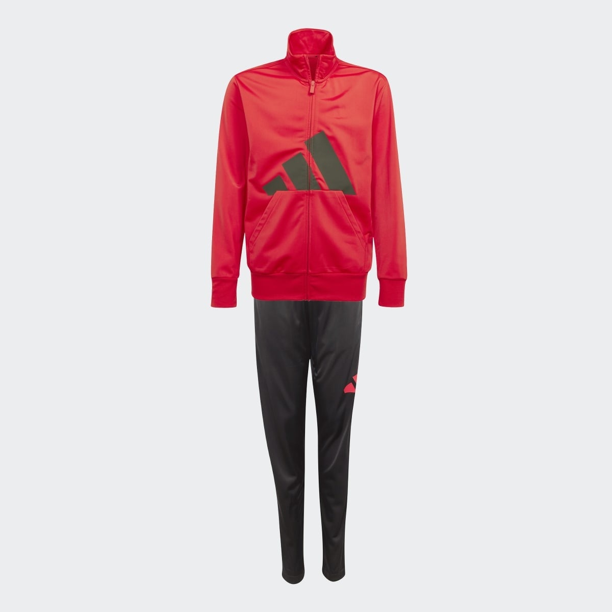 Fato de Treino de Criança Essentials Climacool Vermelho-5