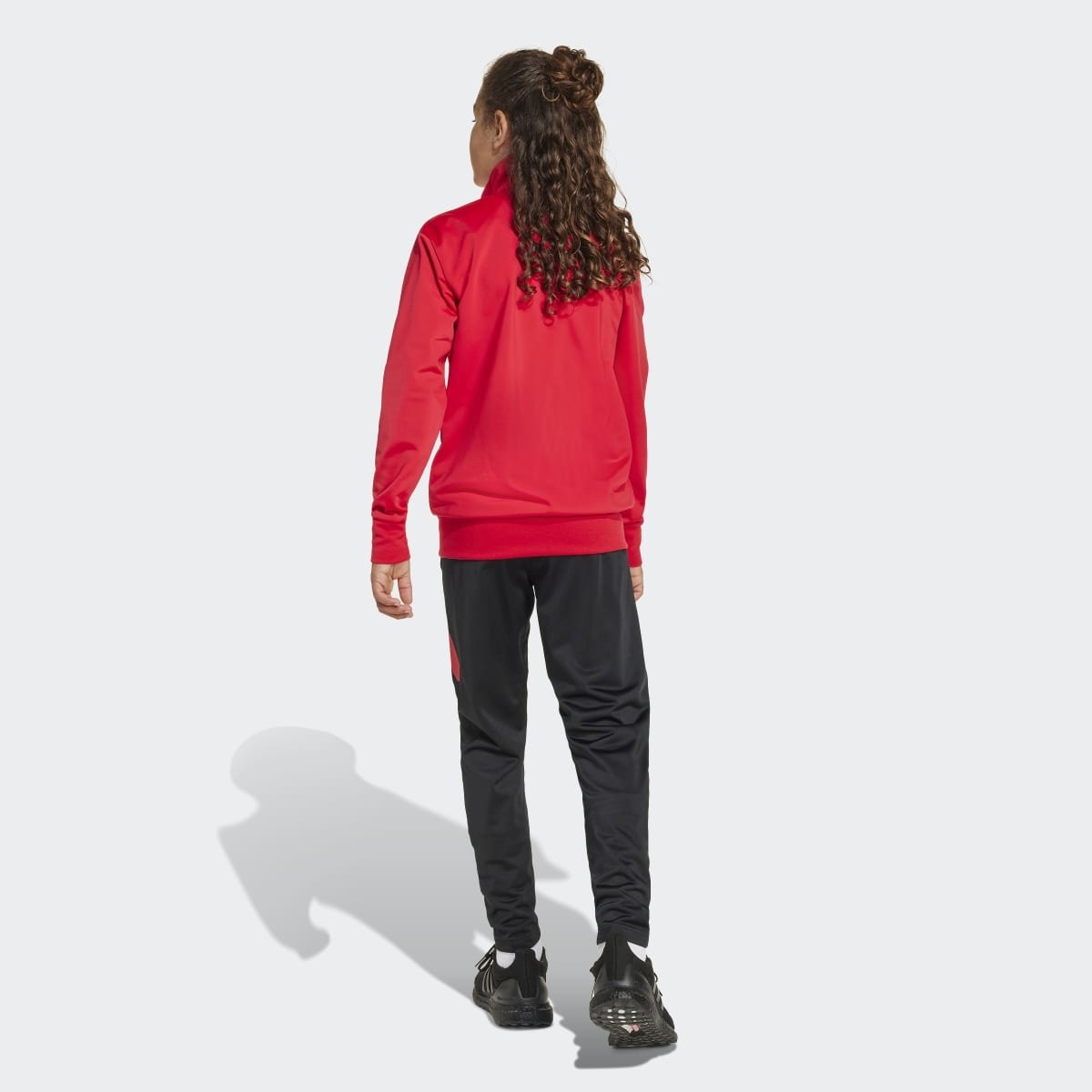 Fato de Treino de Criança Essentials Climacool Vermelho-2