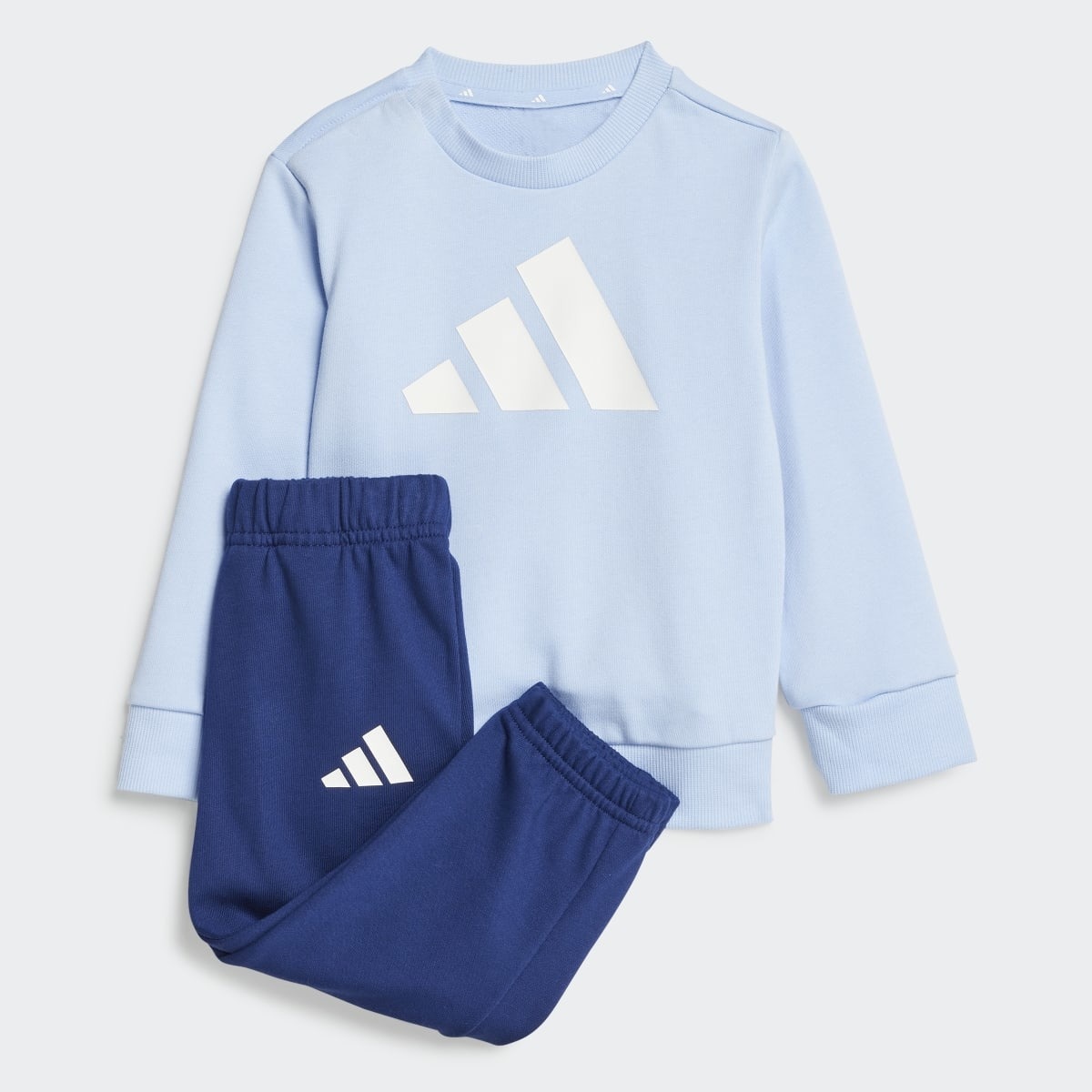Conjunto de Bebé Sweatshirt e Calças Essentials Azul-3