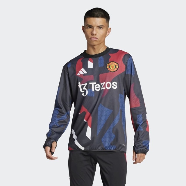 Imagem 0 de Sweatshirt de Homem Warm Aquecimento Manchester United 24/25