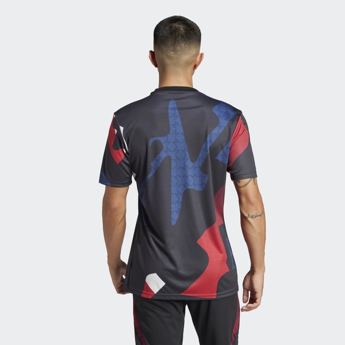 T-shirt de Aquecimento de Homem Manchester United 24/25 Preto-2