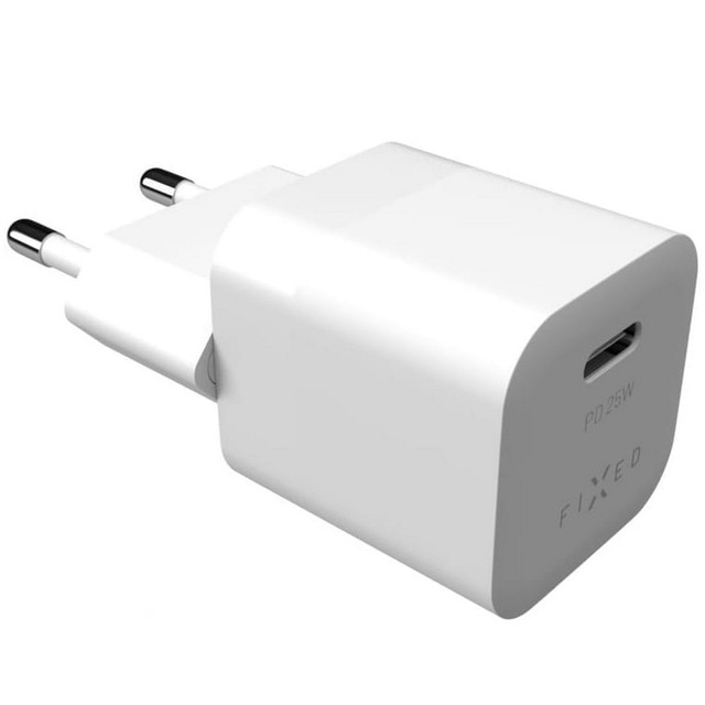 Imagem 0 de Carregador Fixed USB-C 25 W, 5 - 12 V, 3 A, 1x USB-C PD 3.0 - Branco