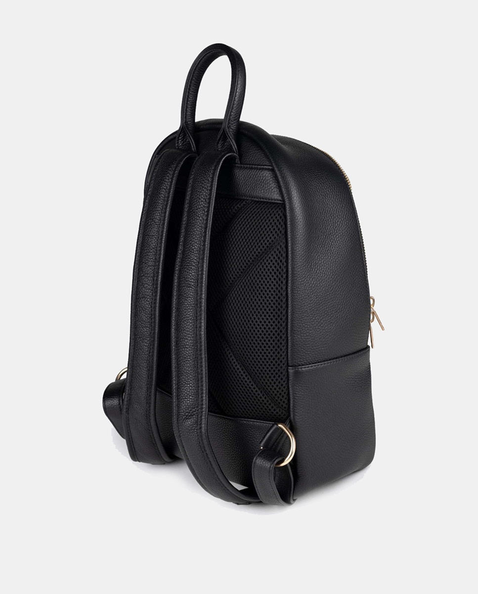 Mochila Craft em Pele Preto-3
