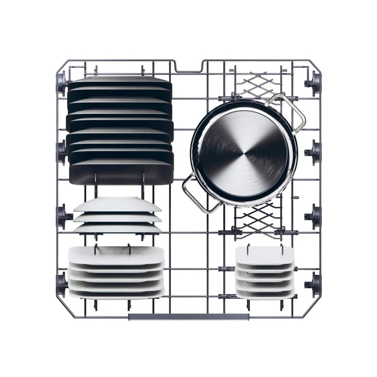 Máquina de Lavar Loiça Haier I-Pro Shine Série 5 XF 6B0M3PDX de 16 Conjuntos, 3º Cesto e de 59,7 cm - Inox Inox-10