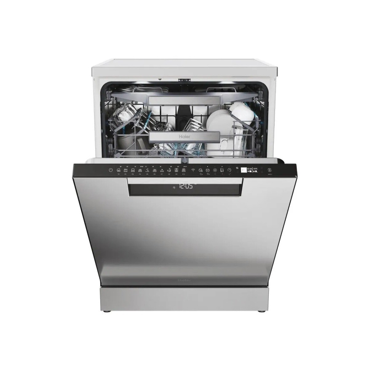 Máquina de Lavar Loiça Haier I-Pro Shine Série 5 XF 6B0M3PDX de 16 Conjuntos, 3º Cesto e de 59,7 cm - Inox Inox-2