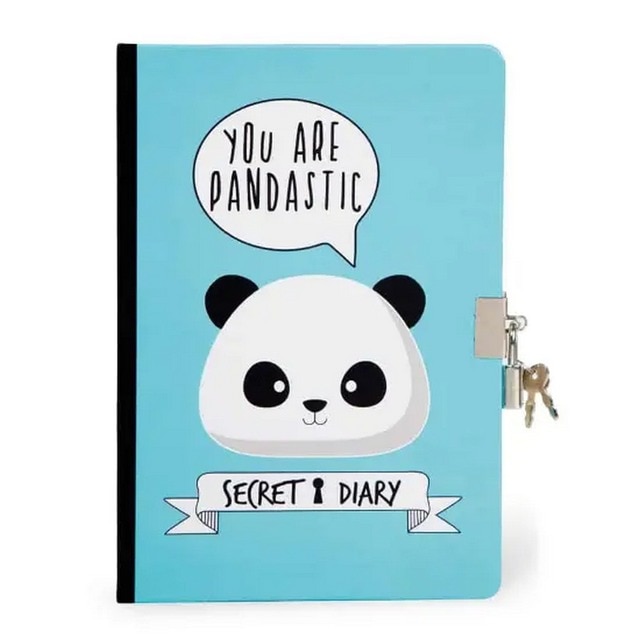 Imagem 0 de Diário I Total Panda com Cadeado Xl1844