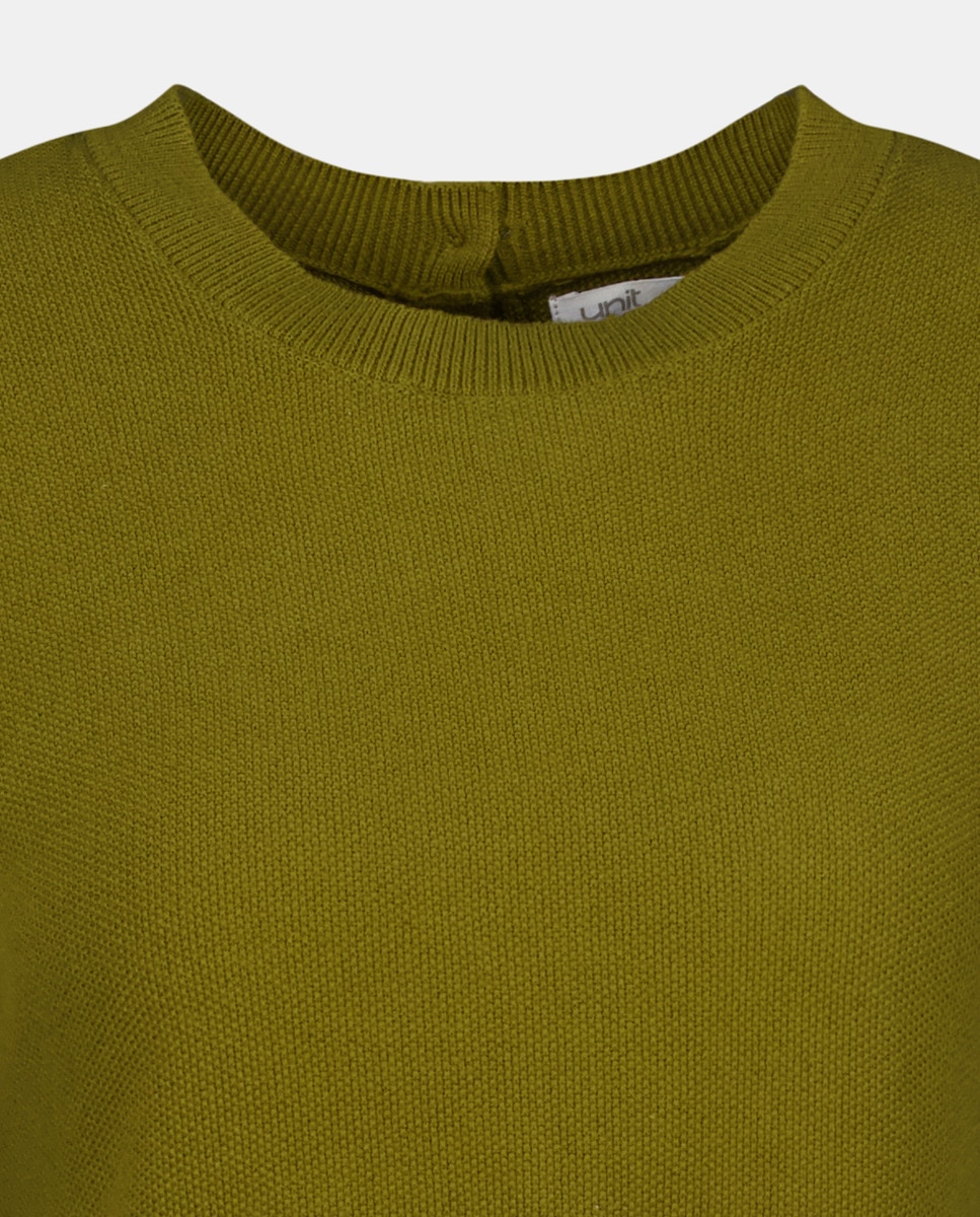 Top de punto mujer Verde claro-5