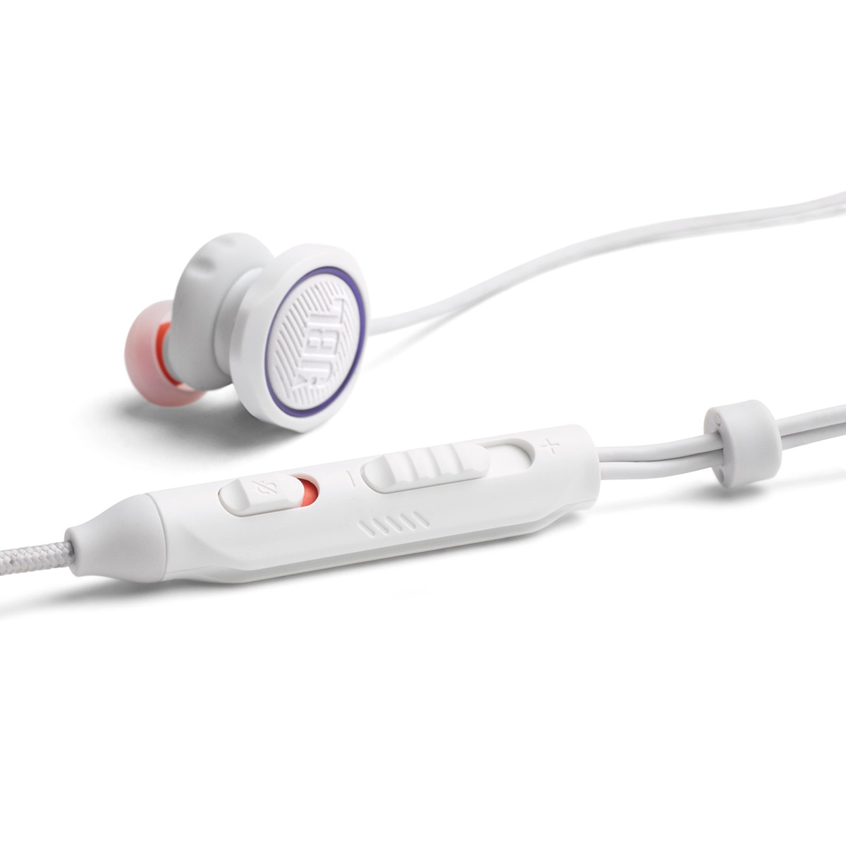 Auriculares Gaming com Fios e Adaptador USB-C JBL Quantum 50C Branco-4