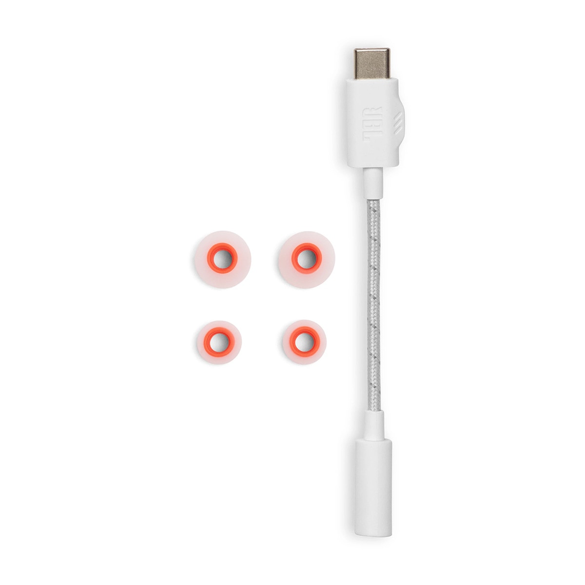 Auriculares Gaming com Fios e Adaptador USB-C JBL Quantum 50C Branco-7