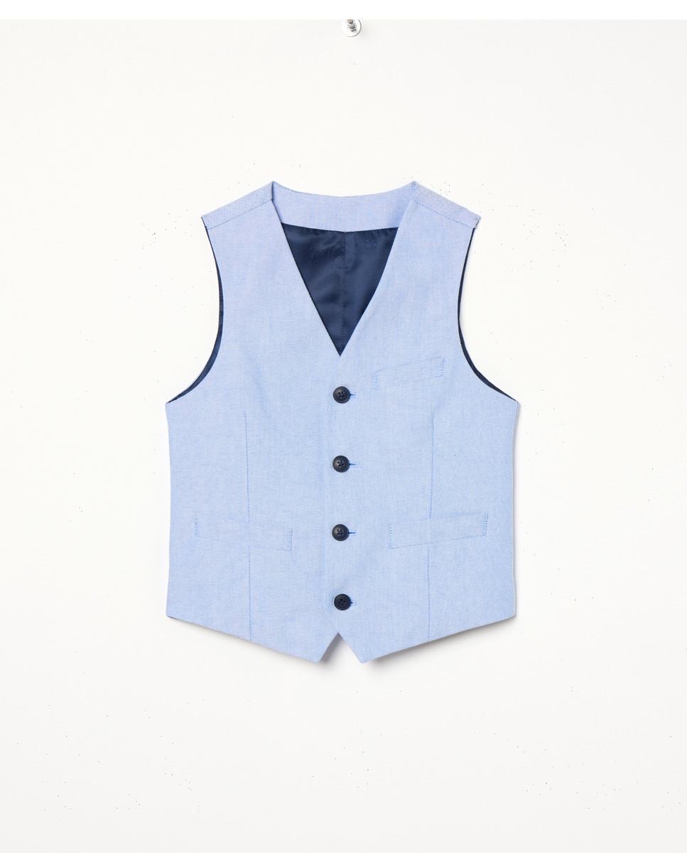 Colete Oxford 410 Azul Claro-4