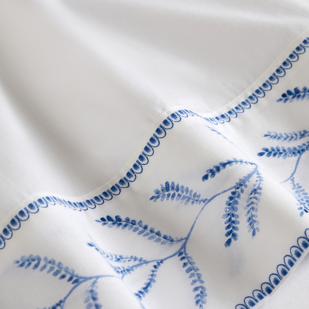 Conjunto de Lençóis em Algodão Creta Azul-4