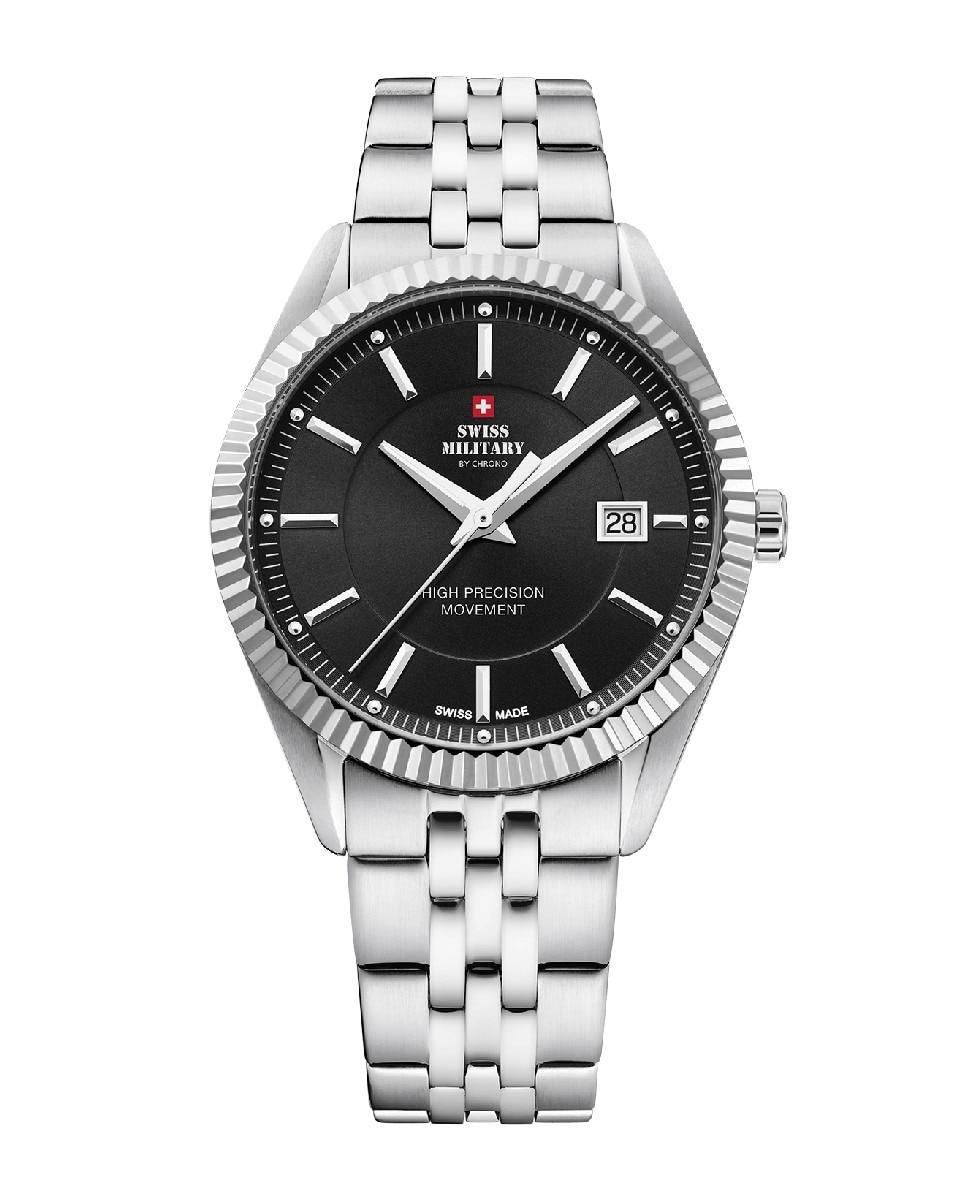 Relógio Swiss Military Elegant Quartz SM34065.01 Preto-1
