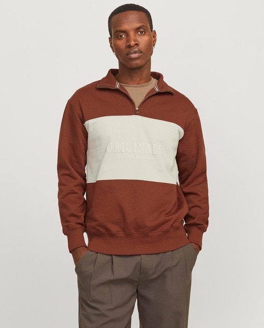 Imagem 0 de Sweatshirt sem Capuz com Manga Comprida e Logótipo em Contraste