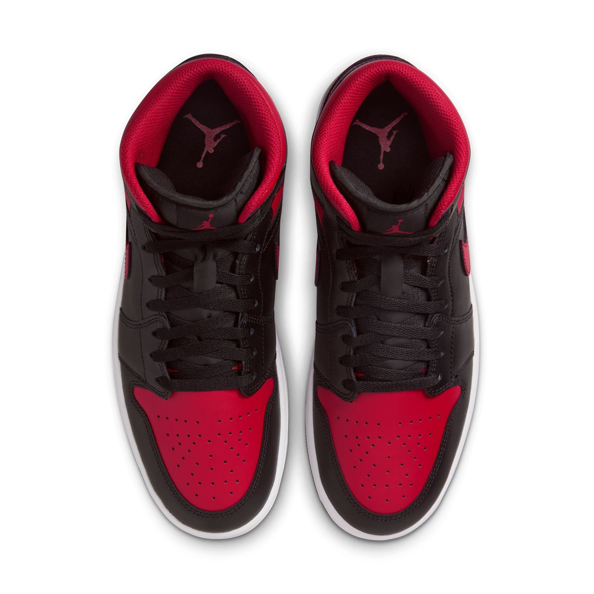 Sapatilhas de Basquetebol de Homem Air Jordan 1 Mid Preto / Vermelho-3