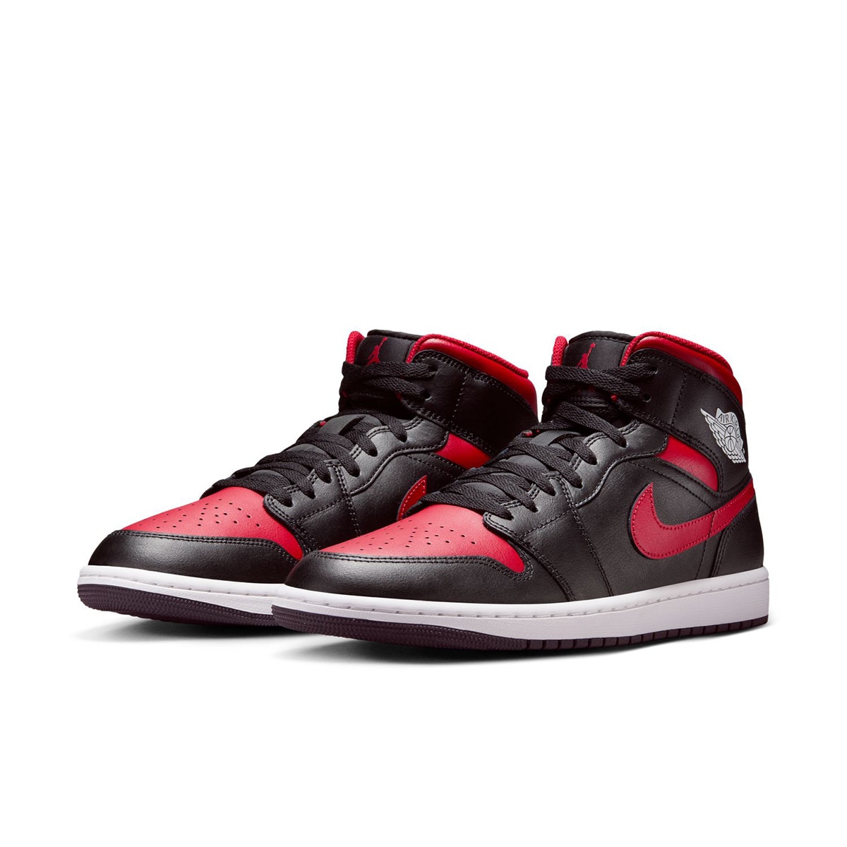 Sapatilhas de Basquetebol de Homem Air Jordan 1 Mid Preto / Vermelho-2