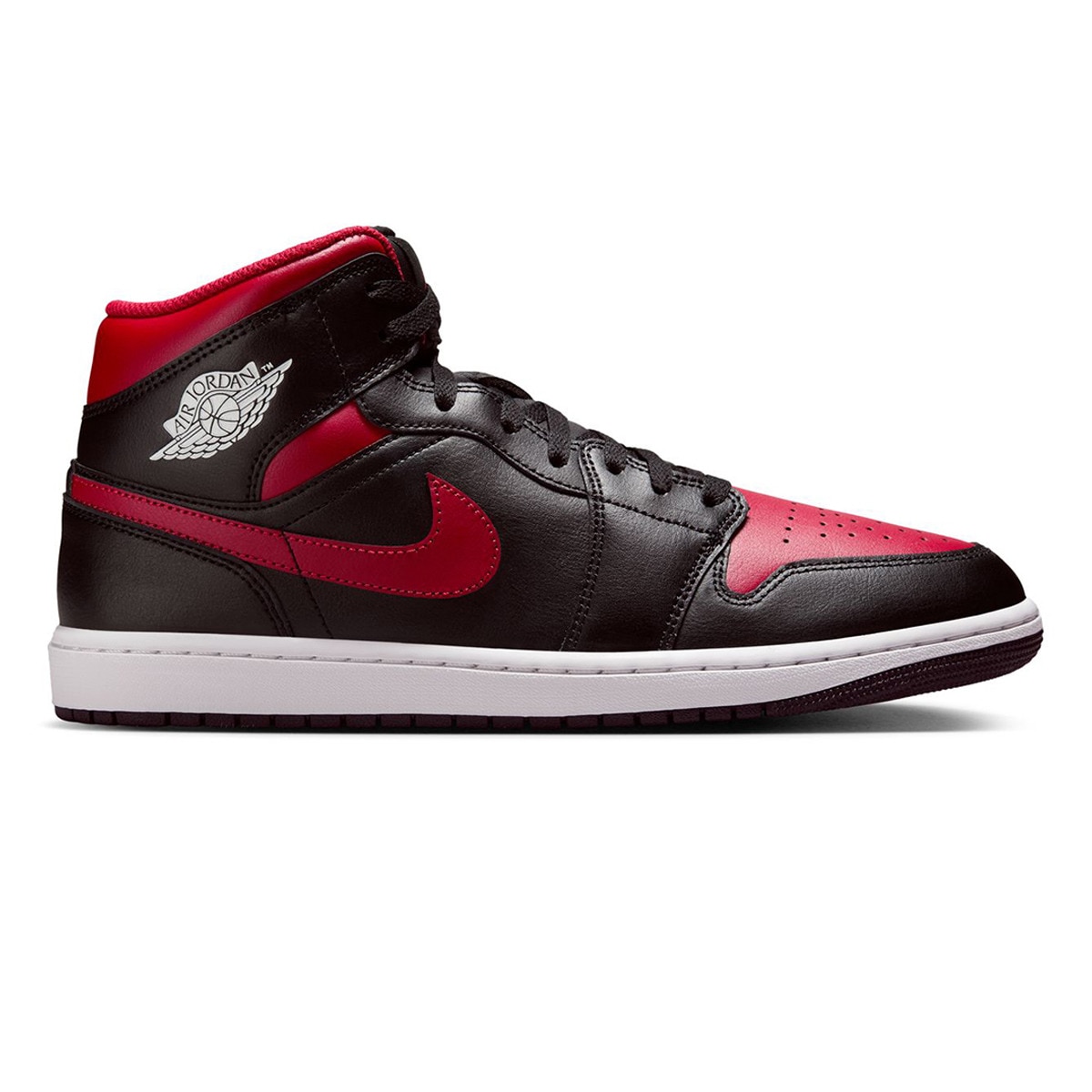 Sapatilhas de Basquetebol de Homem Air Jordan 1 Mid Preto / Vermelho-1