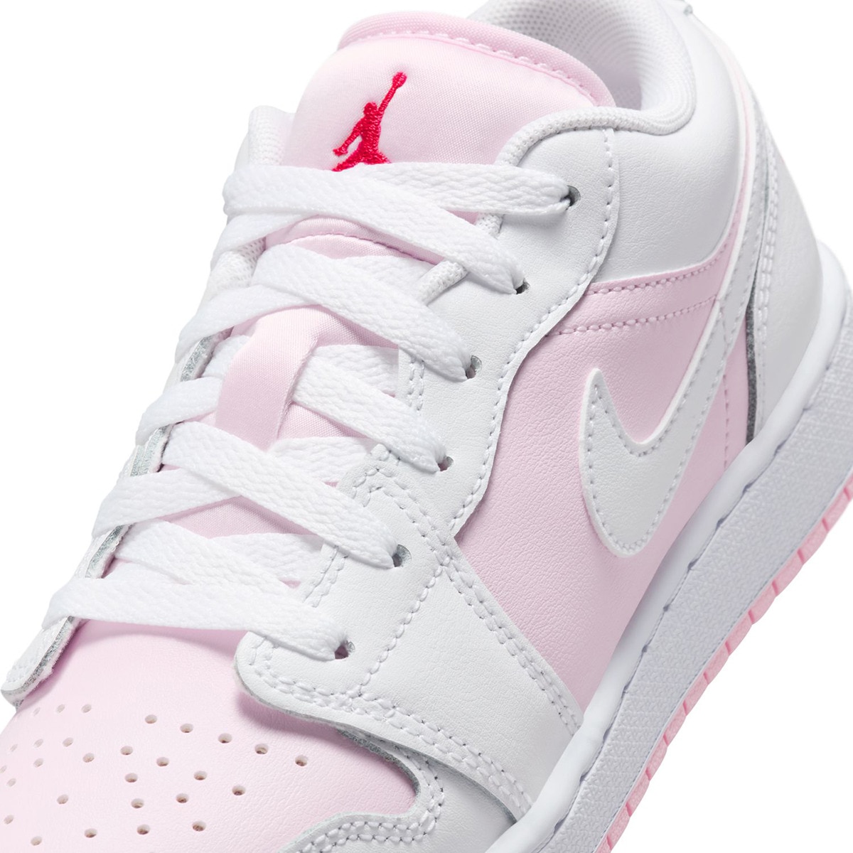 Sapatilhas de Basquetebol de Criança Air Jordan 1 Low Rosa / Branco-7
