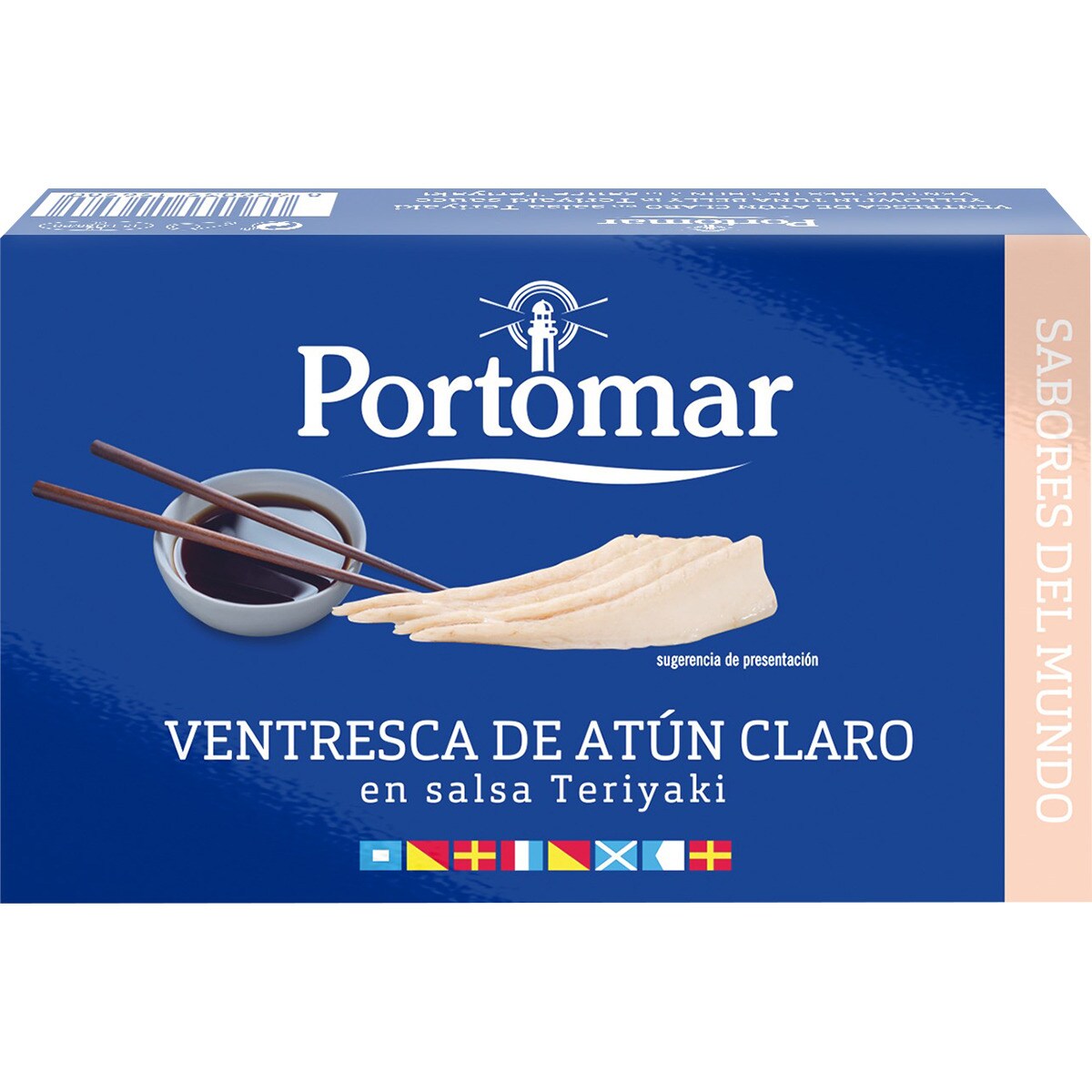 ventresca de atún claro en salsa teriyaki lata 75 g neto escurrido