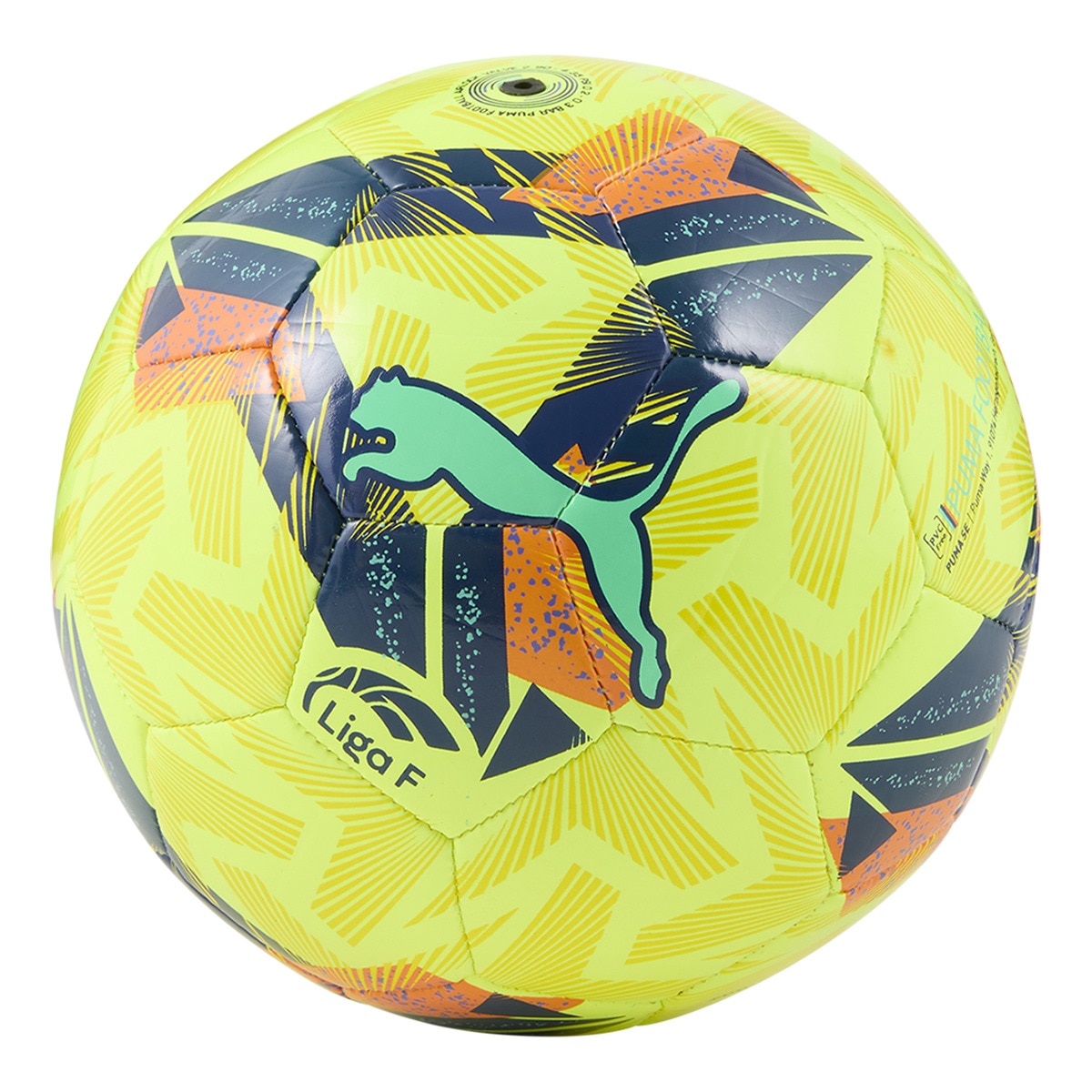 Mini Bola de Futebol Orbita Liga F Hybrid 2024-2025 Amarelo-2