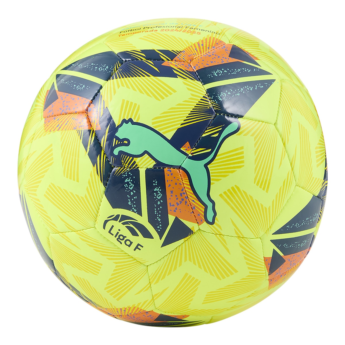 Mini Bola de Futebol Orbita Liga F Hybrid 2024-2025 Amarelo-1