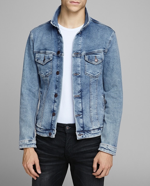 Imagen 0 de Cazadora vaquera de hombre azul