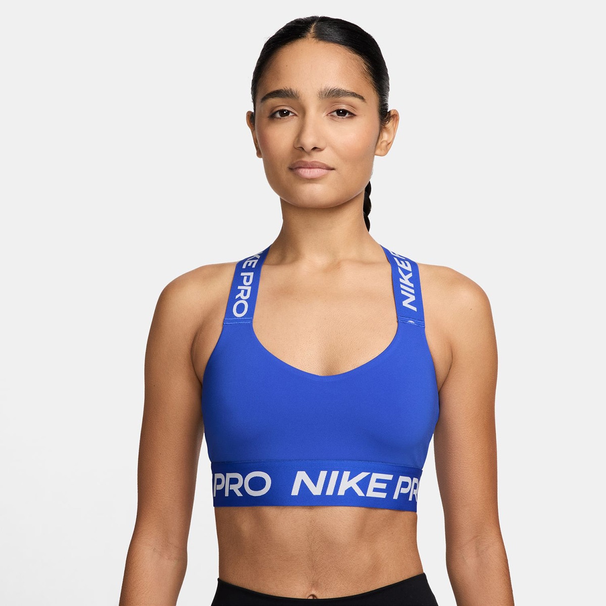 Top de mulher Pro Nike Azul-1