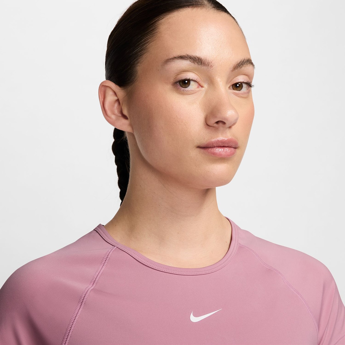 T-shirt de mulher Pro Nike Rosa-3