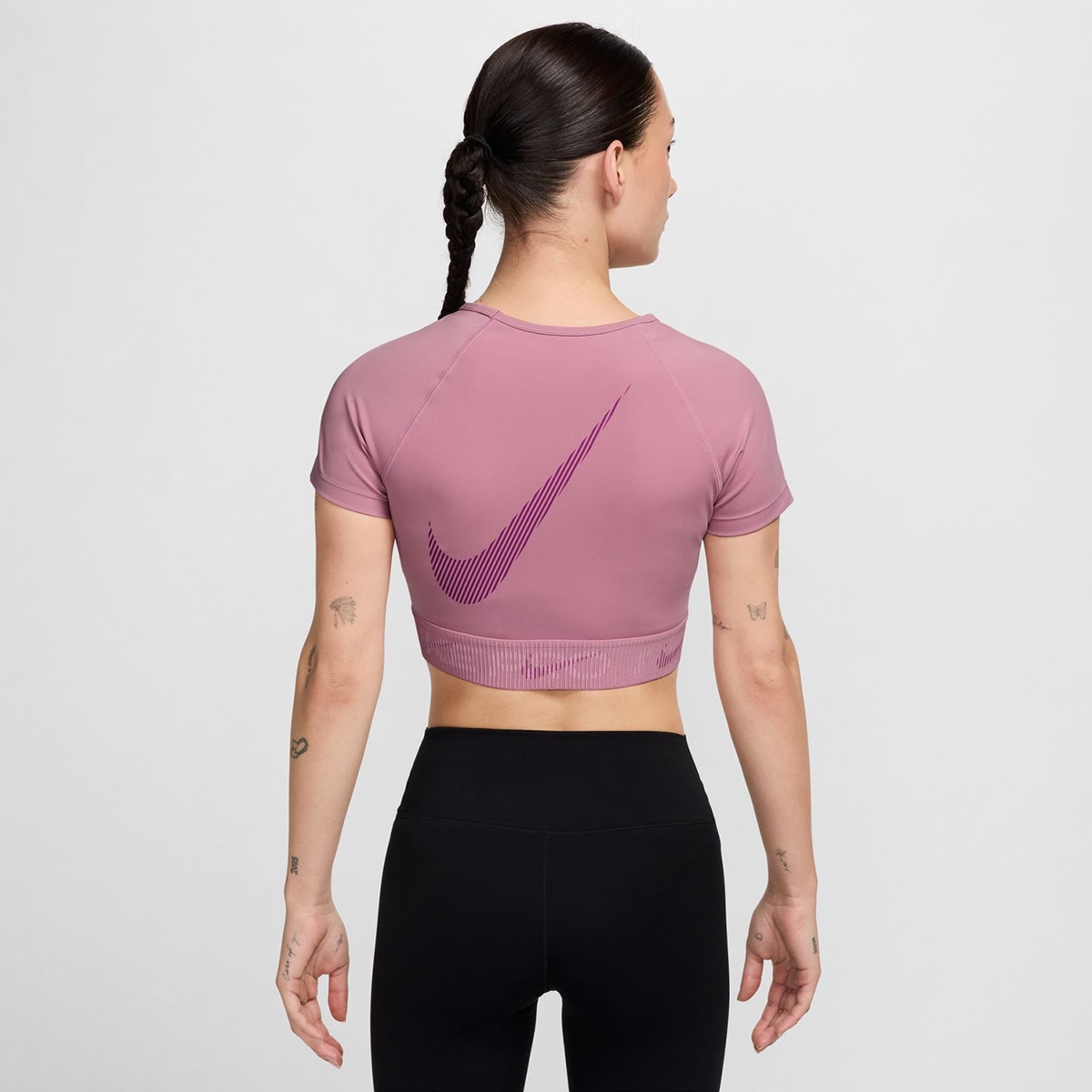 T-shirt de mulher Pro Nike Rosa-2