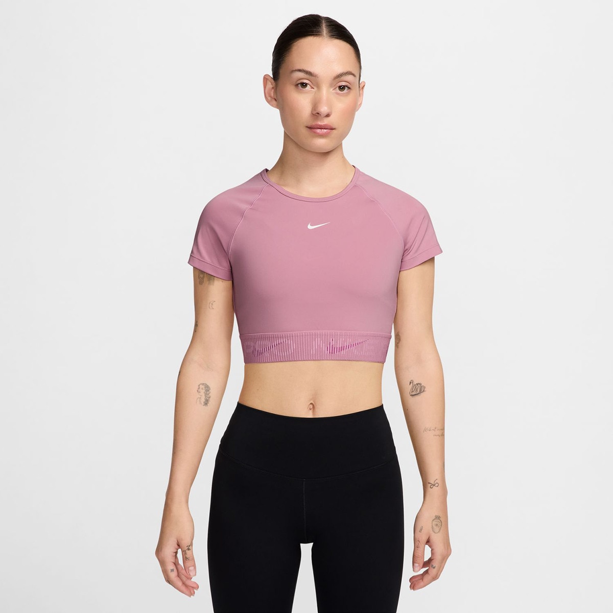 T-shirt de mulher Pro Nike Rosa-1