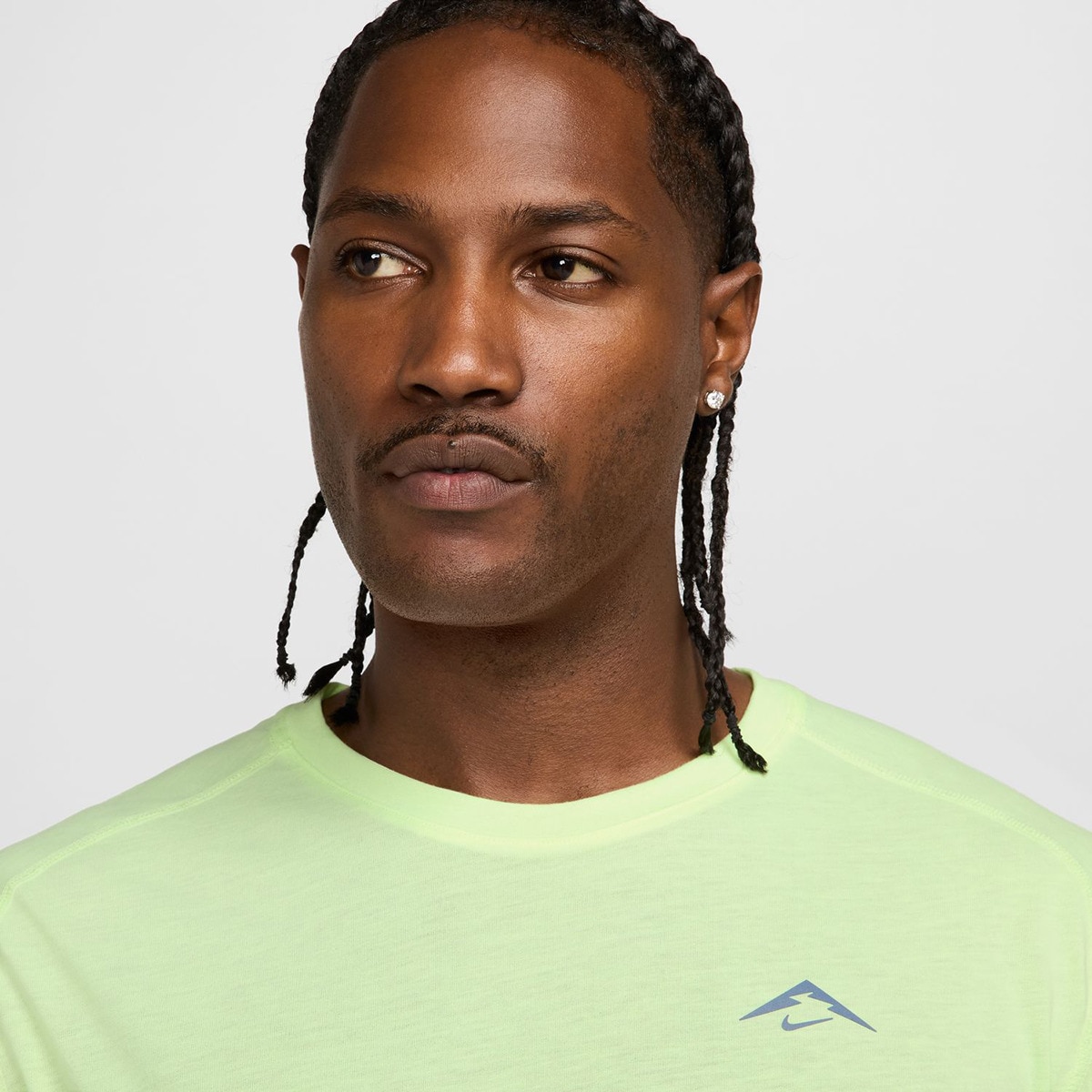 T-shirt de Homem Solar Chase Amarelo-flúor-4