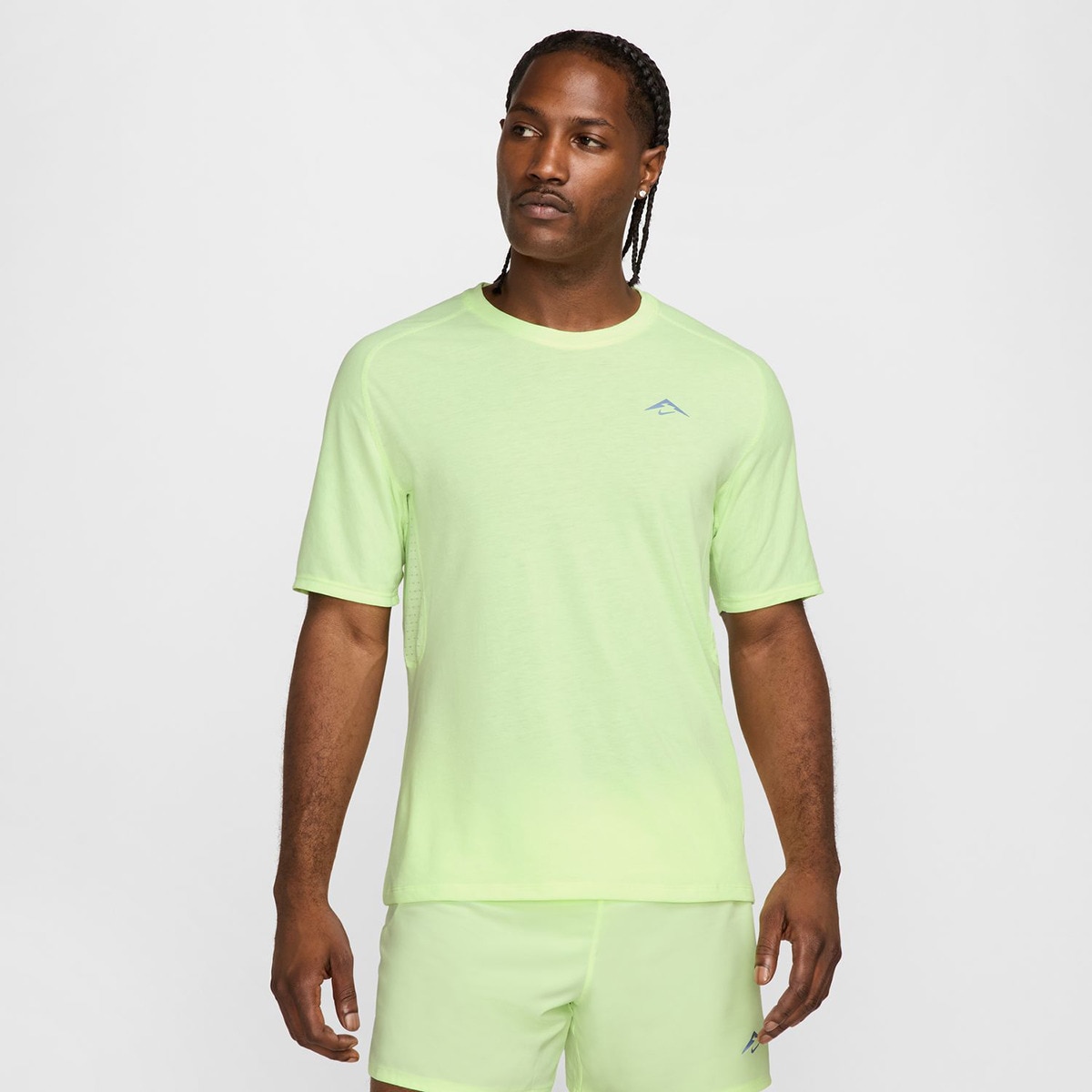 T-shirt de Homem Solar Chase Amarelo-flúor-1